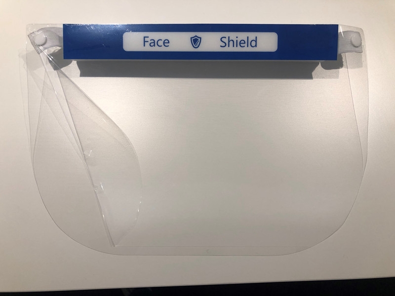 Visiera policarbonato face shield