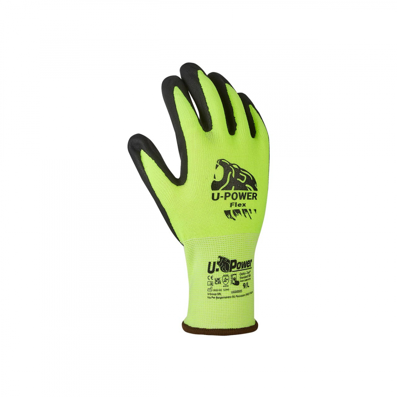 GUANTI UPOWER FLEX GIALLO FLUO